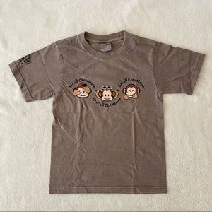 NWT Crazy Shirts Chocolate Dyed Monkey T-shirt kids size small